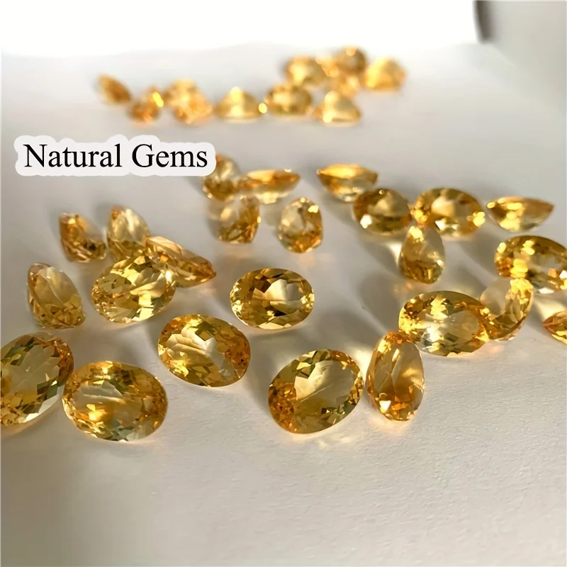 

1pc High-Quality, 10*14mm Natural Oval Citrine Loose Gemstone, Ideal For Fashion Jewelry Making