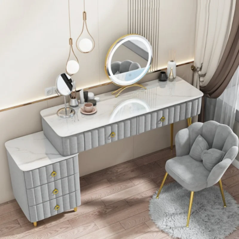 

Organizer Chair Dressing Table Makeup Drawer Led Woman Dressing Table Nordic Makeup Mirror Coiffeuses De Chambre Home Furniture