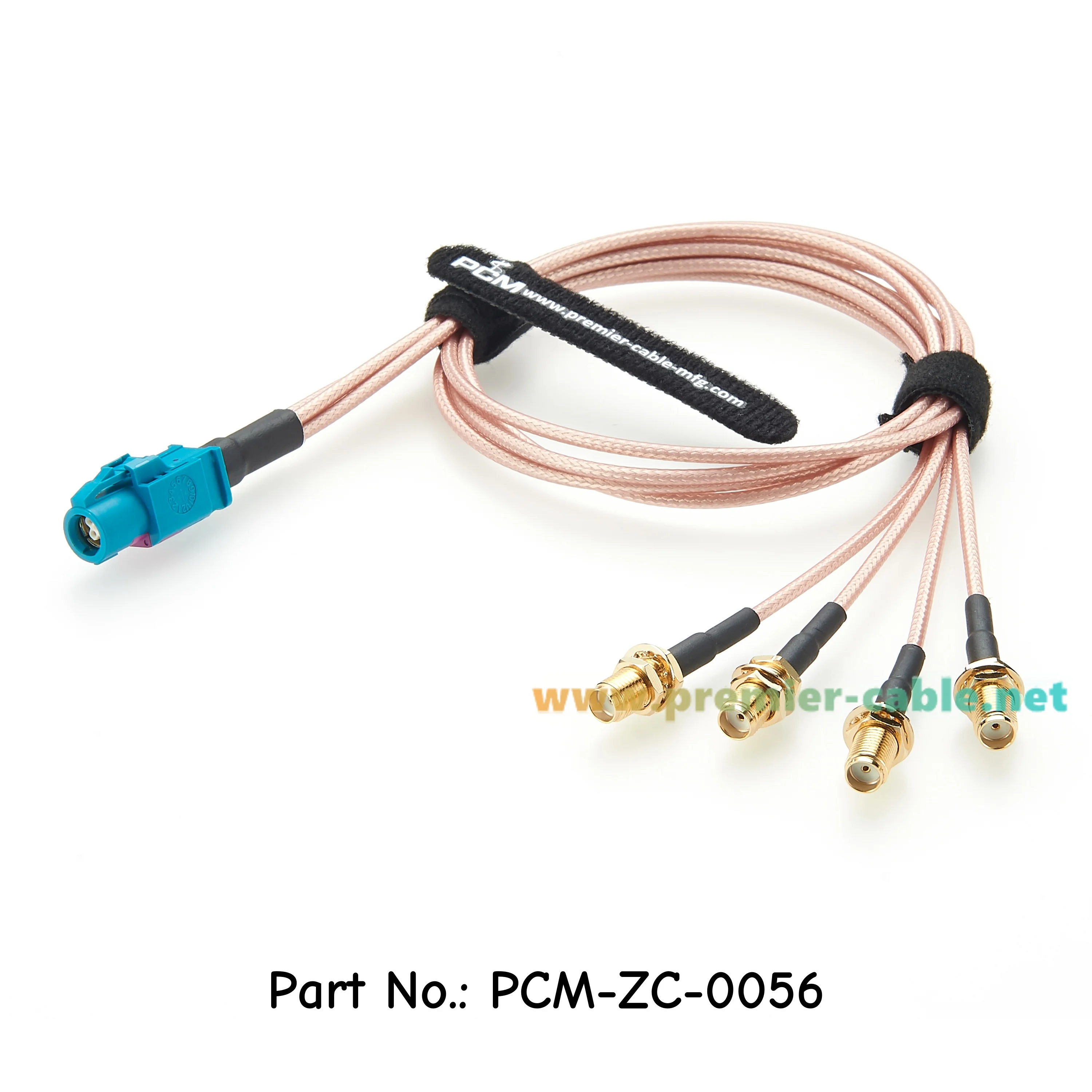 HSD zu SMA Splitter-Kabel HSD 4-Pin Buchse zu 4 SMA Stecker/Buchse RG316 RF Koaxialkabel für Automotive 3G 4G LTE WiFi GPS Antenne – Detail 6