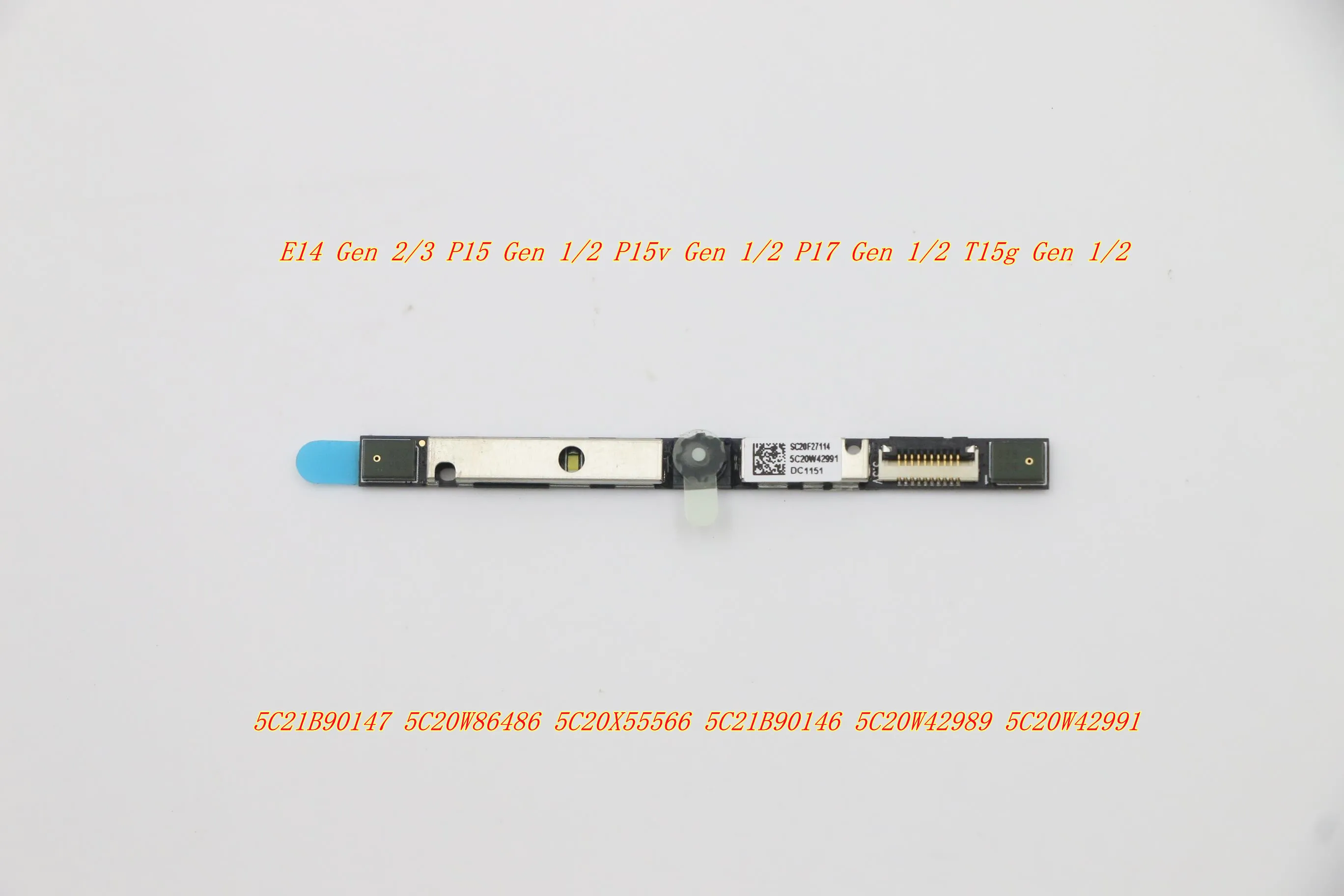 

Новинка для Lenovo Thinkpad E14 Gen 2 3 P15 Gen 1 2 P15v Gen 1 2 P17 Gen 1 2 T15g Gen 1 2 720P камера 5C21B90147 5C20W42991