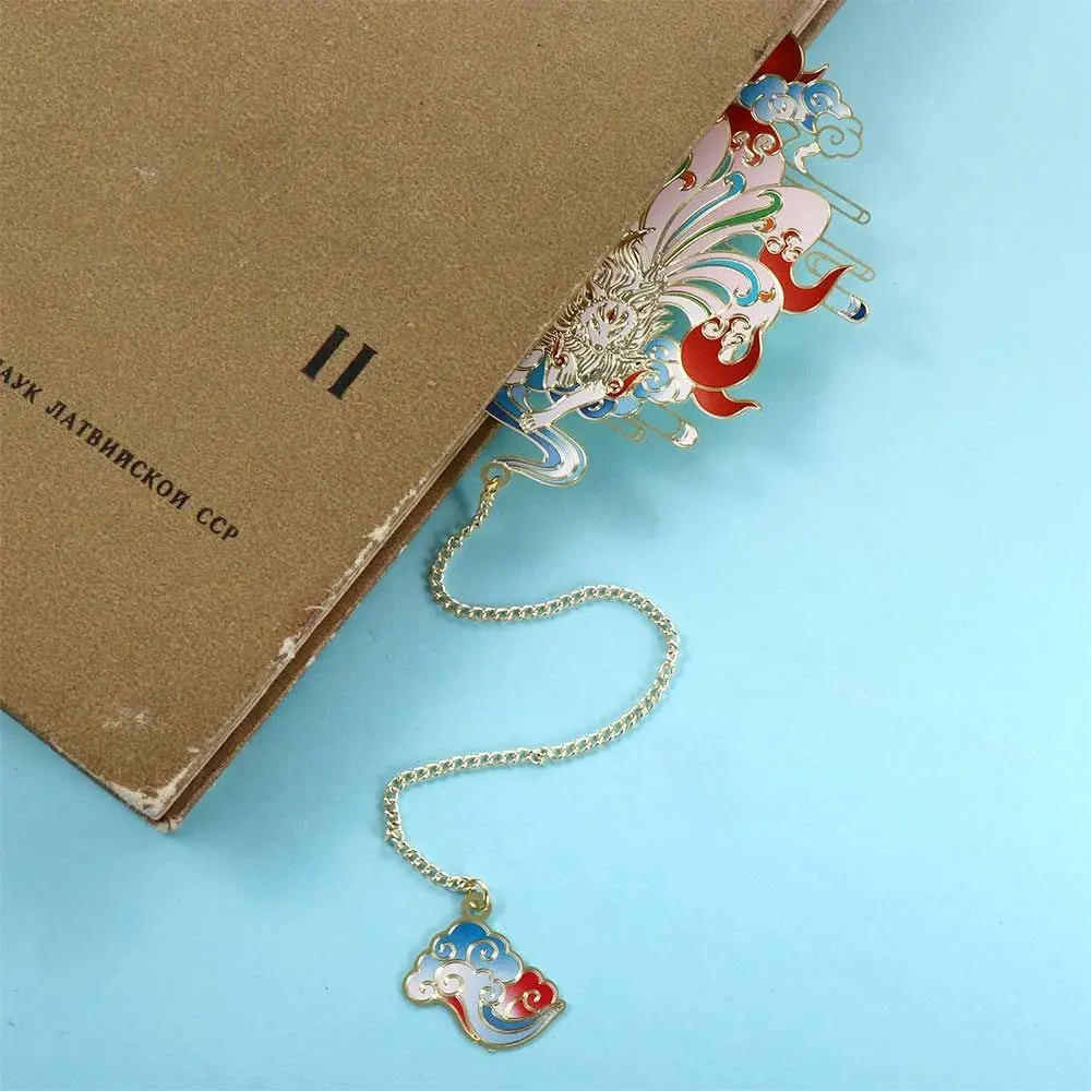 

Office Book Holder for Teachers Page Clip Animal Shape Hollow Book Mark Retro Book Clip Chinese Style Bookmark Metal Bookmark