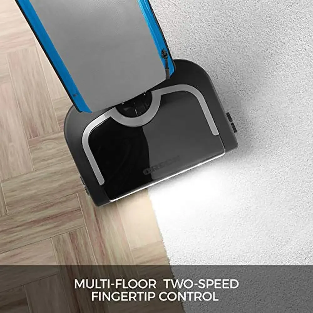 HEPA Swivel Bagged Upright Vacuum Cleaner Lightweight Pet Odor Reducing Carpet Hard Floor UK30305PC Blue Disk Brush 4X Capacity 3