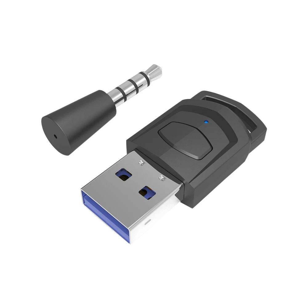 

Bluetooth-совместимый аудиоадаптер 5,0, беспроводной адаптер для наушников, приемник для PS5/PS4, игровая консоль, ПК, гарнитура 2 в 1, USB-ключ
