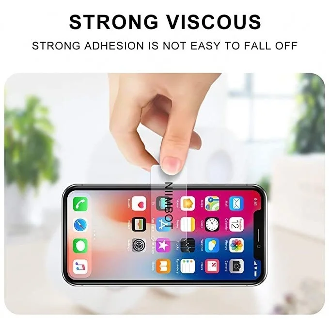 Niimbot B1/B21/B21_Pro/B3S/B31 Transparent Label Sticker Waterproof Oil Proof No Glue Residue Thermal Circular Label Paper Name printer supplies