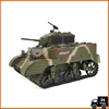 New Warehouse Soldier US Stuart M5A1 RC Tank Military Simulation Tank Model Assembly G2080 Toy Adult Boy Toy  COOLBANK MODEL 4