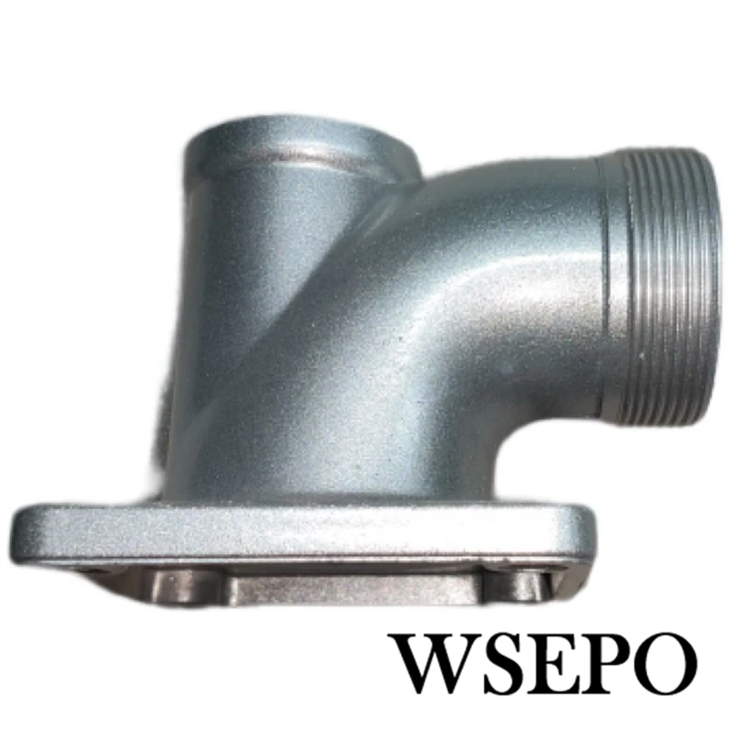 Qualidade Superior de Alumínio Tomada Cotovelo Porta 78 mm Montagem Buraco cd se Encaixa a Gasolina ou Motor Diesel Alimentado Polegada Em. Conjunto da Bomba de Água