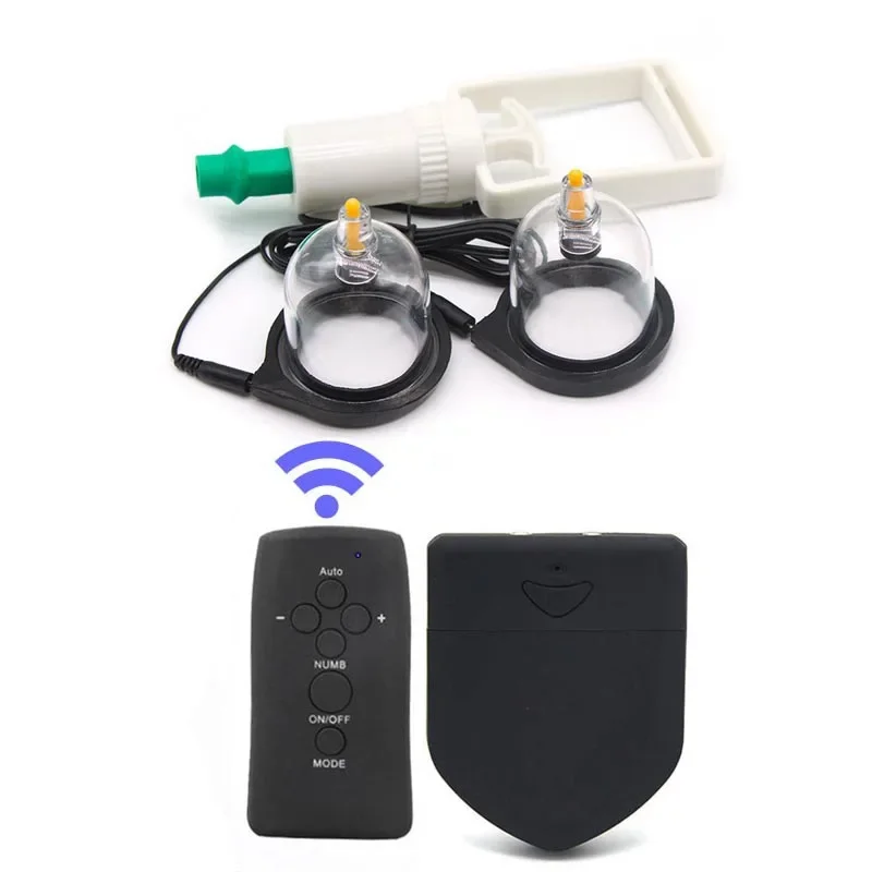 Physical Therapy Nipple Pussy Clips Stimulation Body Massager Nipple Clips Electric Shock Clamps Sex Toys For Women