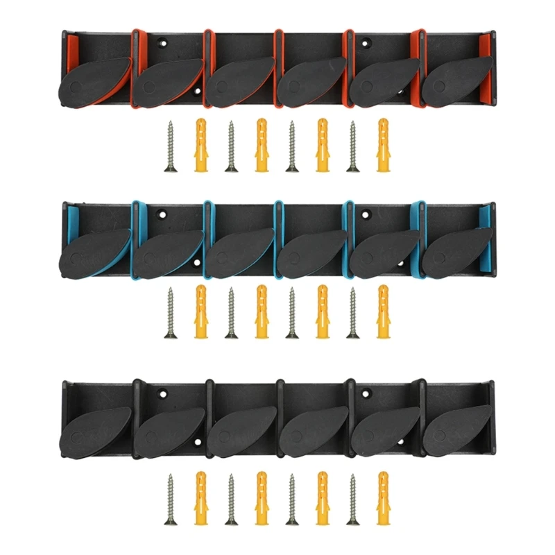Wall Mounted with Foam, Horizontal 6 Rods Storage Fishing Rod Stand Organizers