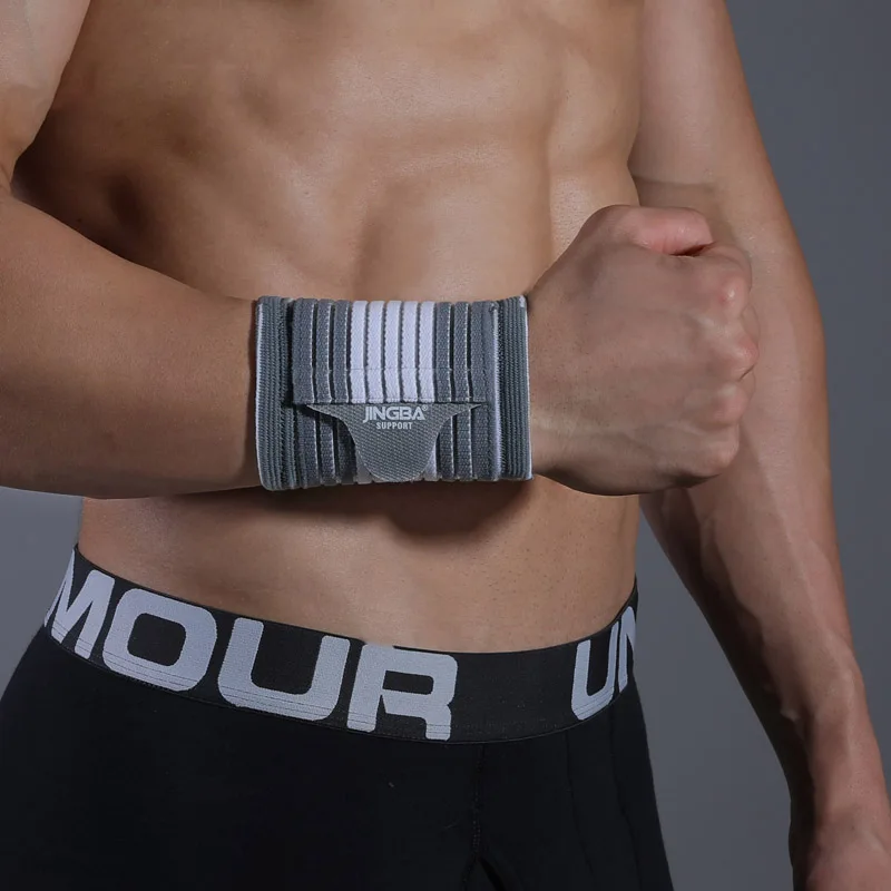 WRELS 1 PC Compression Adjustable Wrist Support Band for Weightlifting Basketball Outdoor Fitness Training Wrist Protection ﻿