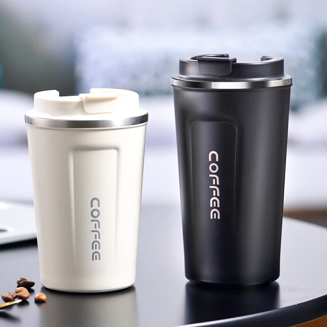 380ml 510ml Vacuum Thermal Cup for Hot and Cold Drinks Travel Coffee Mug  Stainless Steel Thermos Tumbler with Leakproof Lid Gift - AliExpress