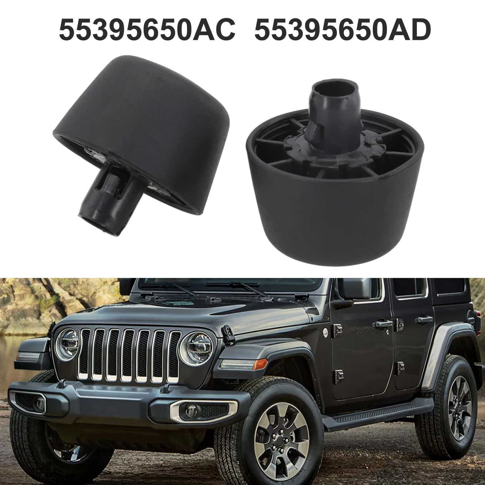 

Резиновые заглушки для бампера 2 шт., для JEEP WRANGLER JK 07-18
