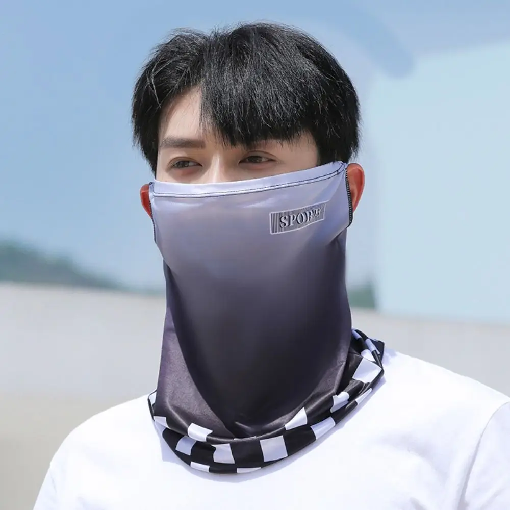 

Летняя Солнцезащитная Фата для лица с надписью, защита для лица от УФ-лучей, Фата для рыбалки, Фата для езды на велосипеде, защита от солнца