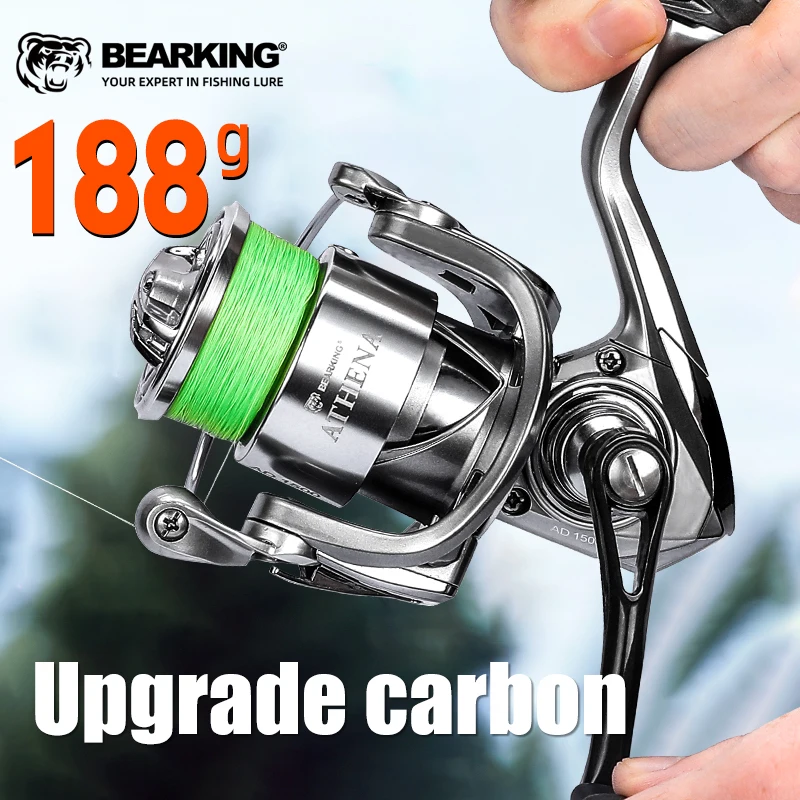 BEARKING 낚시 릴 드래그 시스템, 최대 출력 스피닝 휠, 낚시 코일, 149g, 6BB 스테인리스 스틸 베어링, 5.2:1, 6kgs, 신상