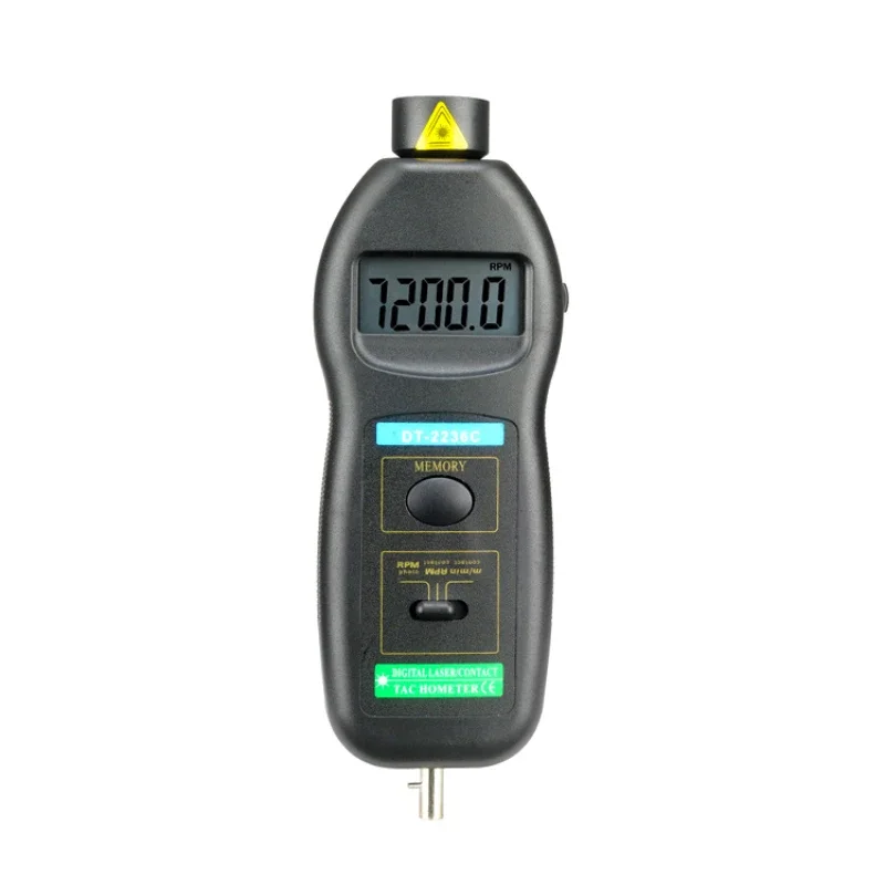 

Manufacturer Brand new Digital Laser Photo contact Tachometer DT-2234C with surface speed sensor