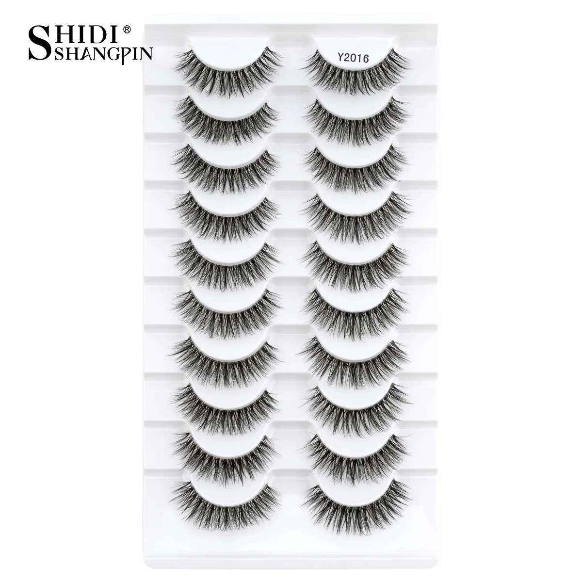Description Picture 3 of itemFalse Lashes 3/10 Pairs 3D Mink Fluffy Natural Look Fake Eyelashes Extensions Clear Band for Cosplay Faux Cils Makeup Hotselling
