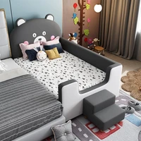 تصميم الأولاد الحديثة مجموعة مرتبة السرير الاطفال توفير مساحة الأطفال إطار سرير الطفل لوفت Camas دي Dormitorio الأثاث لغرفة النوم 4