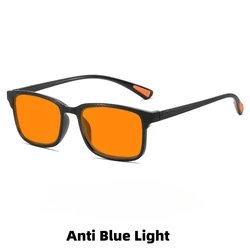 Blue Light Blocking Night Vision Protective Eyewear with Orange or Red Lens (Black Orange)
