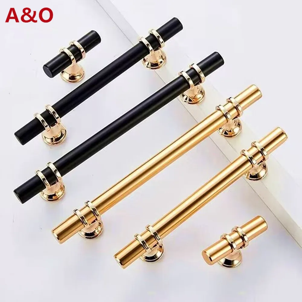 Cabinet Handles Handles Drawer Cabinet Furniture Kitchen Knob Door Drawer Furniture Kitchen Knob Modern Simple Golden Silver