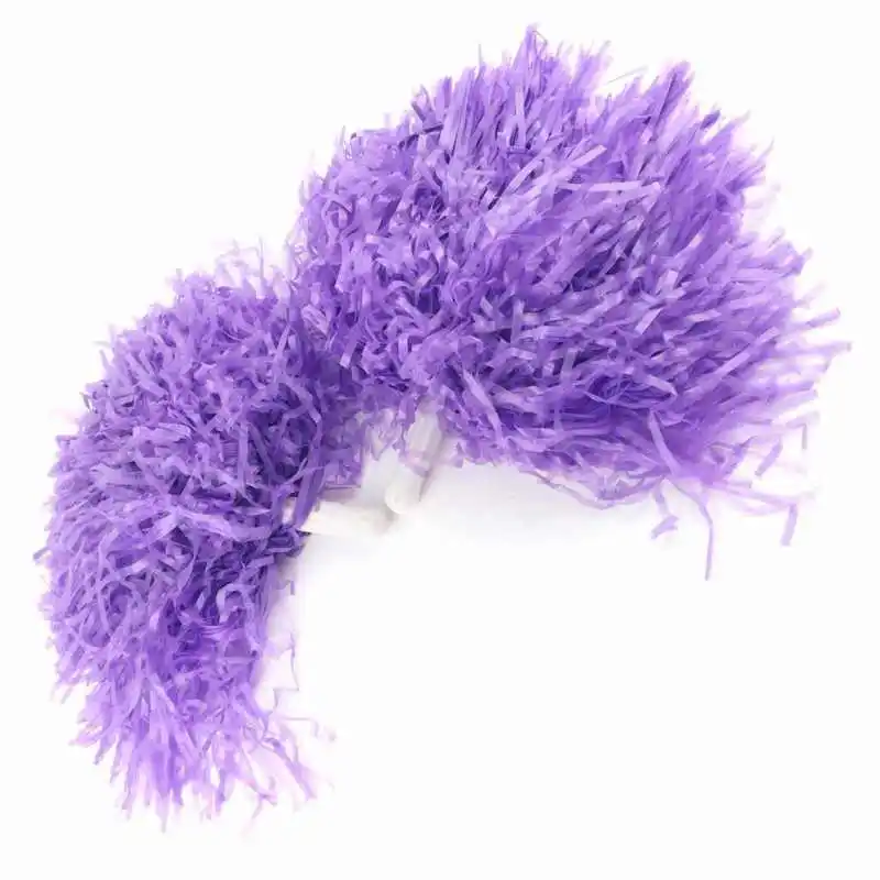 Pompoms 2pcs 8 Colors Cheering Pom Ball Cheerleader Pom Poms Squad Cheer Sports Party Dance Club Sport Supply Cheerleading Pom Poms Cheerleading Ball