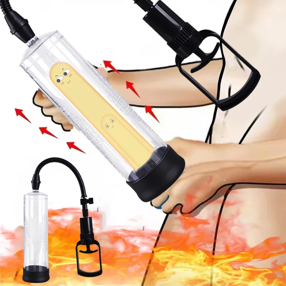 SexToys Für Mann Männliche Penis Pumpe Manuelle Penis Enlarger Verbesserung Erektion Vakuumpumpe Big Dick Trainer Männlich Dauerhafte Masturbator 1