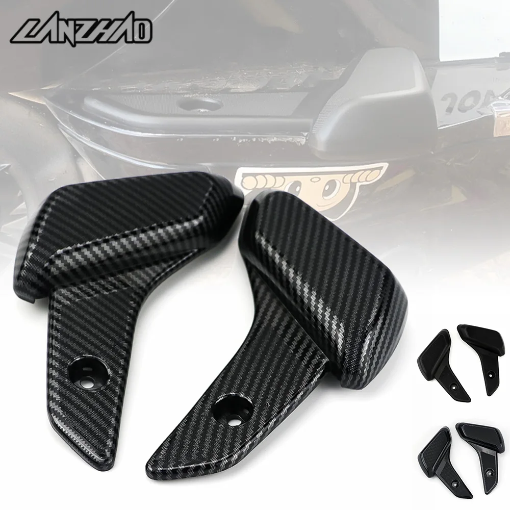 For Vespa Sprint Primavera 50 125 150 Motorcycle Rear Passenger Foot Step Plastic Pad Pedals Cover Scooter Accessories