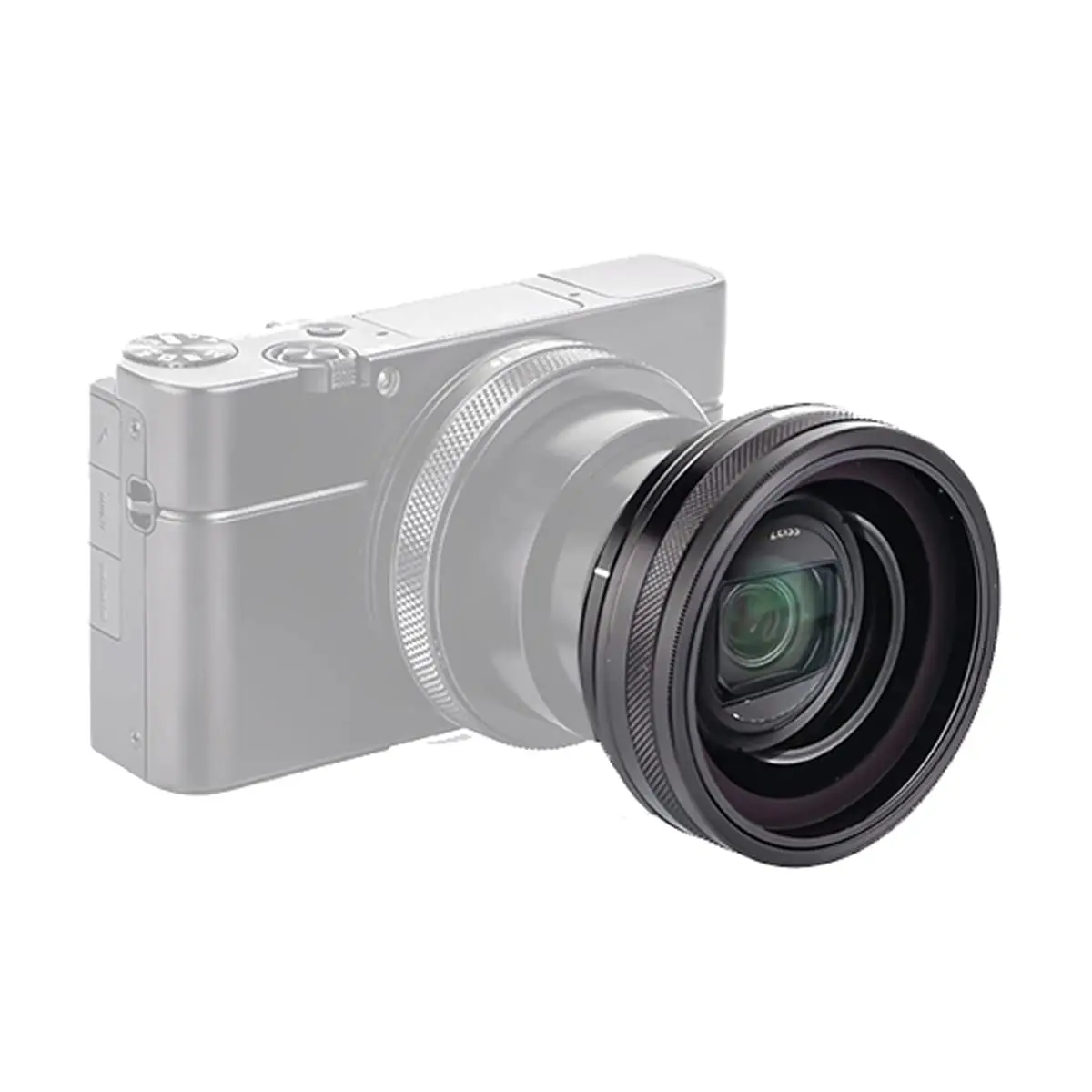 Obiettivo Grandangolare Kase Da 18Mm Per Sony Zv-1 Zv1/Rx100 Vii Vi V Iii Ii Installazione Magnetica Della Fotocamera Con Adattatore Per Filtro Da 67M
