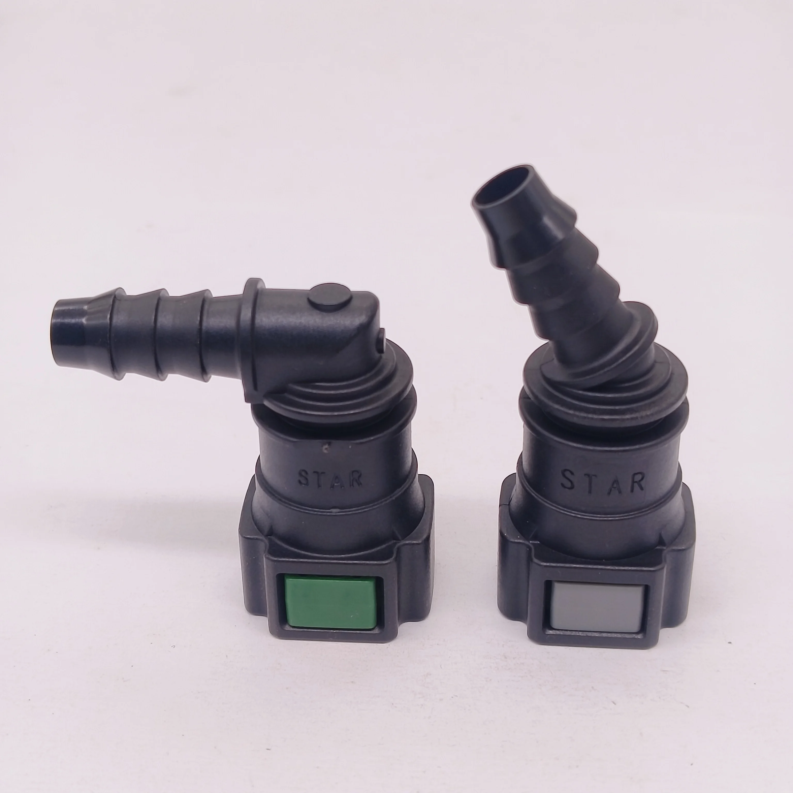 2pcs x D10 ID8 90&deg;/135&deg; Female Auto Car Fuel Line Hose Quick Release Connector Carburetor Part