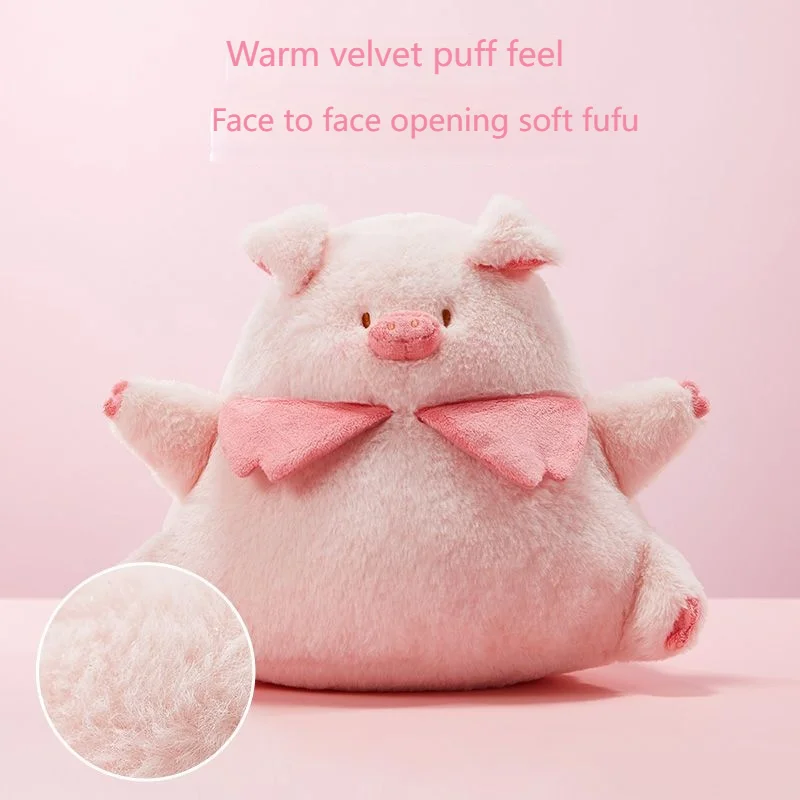Miniso Fafa Series Bubble Pig Doll Cute Soft Tulip Piggy Model Sofa Decoration Pillow Girls Children Plush Toy Birthday Gift 5