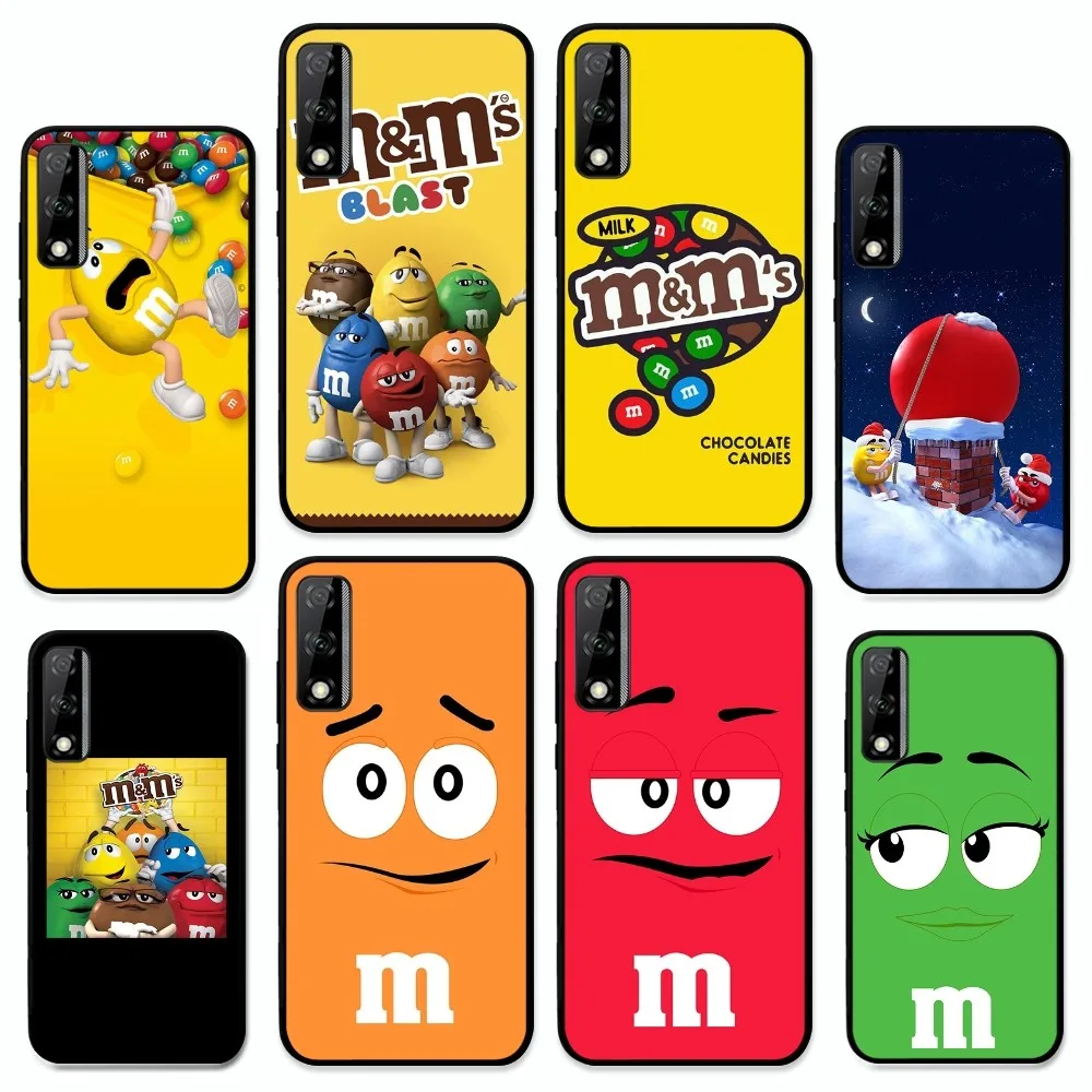 Custodia Per Telefono C-Chocolate M-M & Ms-S Per Huawei Y9 6 7 5 Prime Enjoy 7S 7 8 Plus 7A 9E 9Plus 8E Lite Psmart Shell