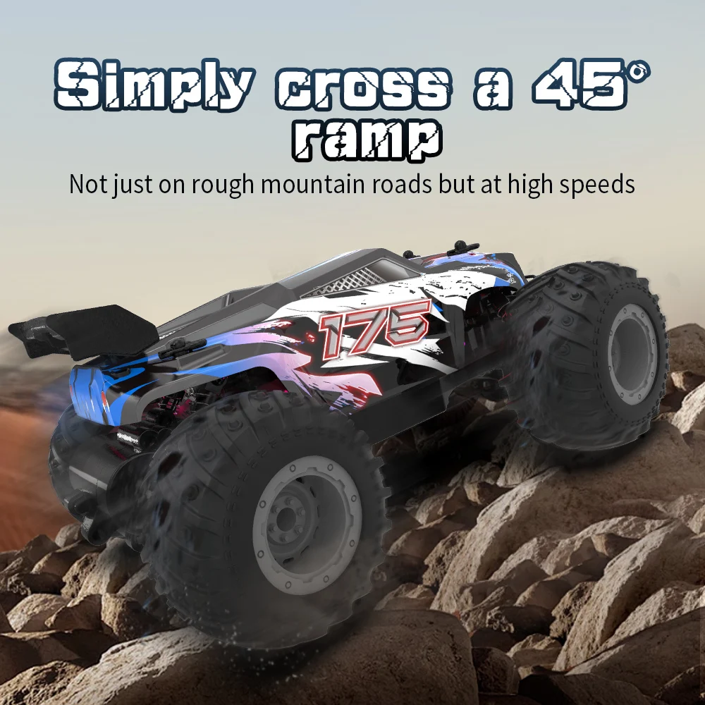 JJRC Q175 Remote Control Car 2.4GHz Double Motors Drive RC Off Road Car with LED Light 1:18 Off-Road Truck Toys Children's gifts 3