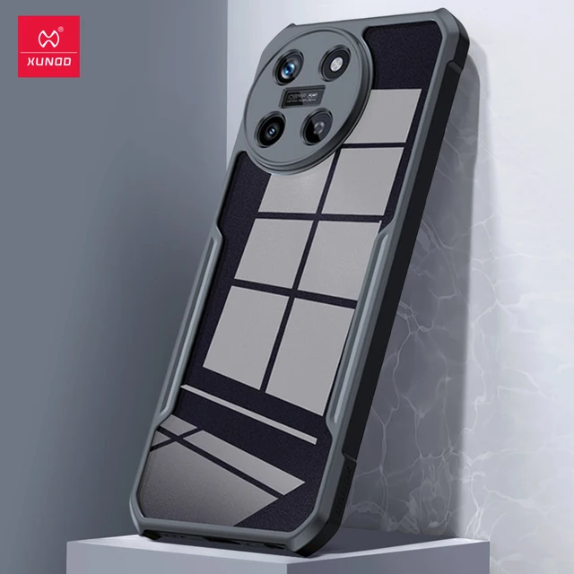 Xundd For Realme 11 4G Case For Realme 11 Pro Plus Pro + غطاء هاتف, شفاف مضاد للبصمة واقي من الصدمات