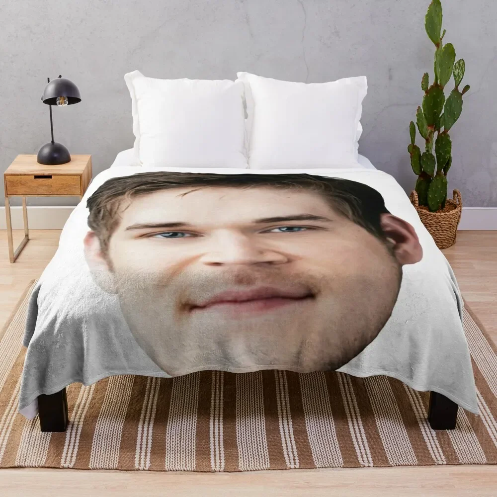 bo burham head Throw Blanket Extra Large Throw Retros Heavy Blankets