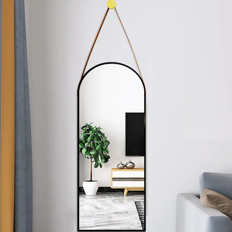 

Aesthetic Free Shipping Wall Mirror Makeup Hanging Shower Full Length Mirror Nordic Living Room Decoration