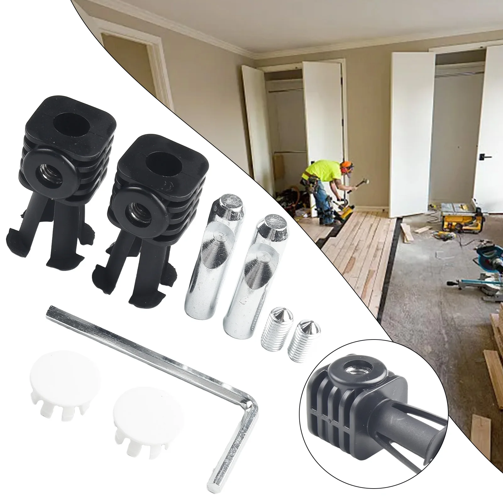 

2pc Zink Plated Fixing Bolts Kits For Geberit Wall Hung Toilet WB9N-Z 597203000 Black Fixing Kit Home Improvement Hardware