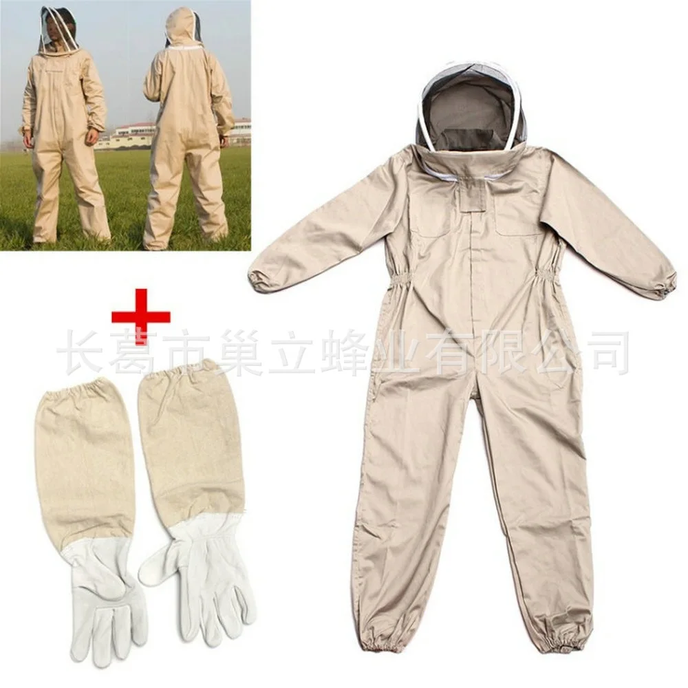 Bee Outfit Bee Suit Gloves Suit with Gloves Beekeeping Protective Suits Beekeeper Keeper Gear Coveralls Outfit