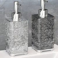 ขวดจ่ายของเหลว - ขวดจ่ายสบู่แบบเติมได้ ป้องกันการรั่วซึม สำหรับแชมพู/ครีมอาบน้ำ โรงแรม และการจัดระเบียบห้องน้ำ 5