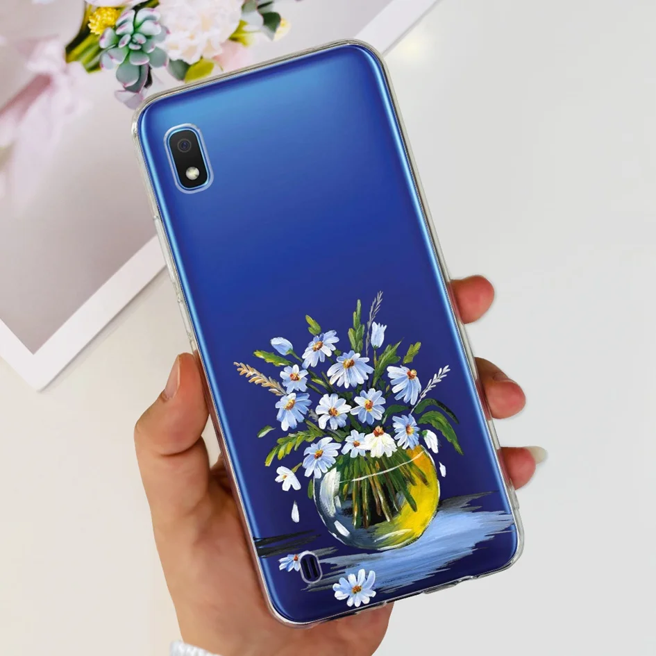 Floral Marble Soft Clear Silicone Bumper Case