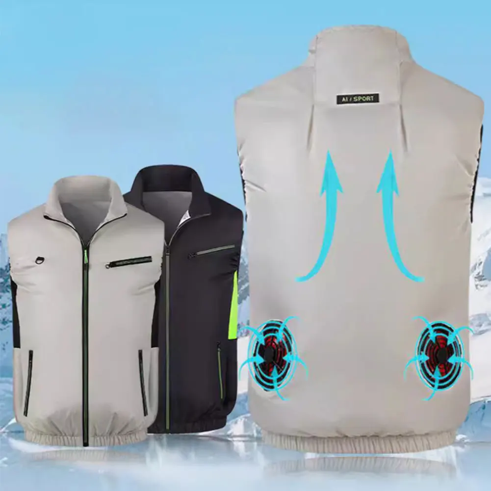 Cooling Vest Breathable Cool Jacket Sleeveless Workwear for High Temperature Work