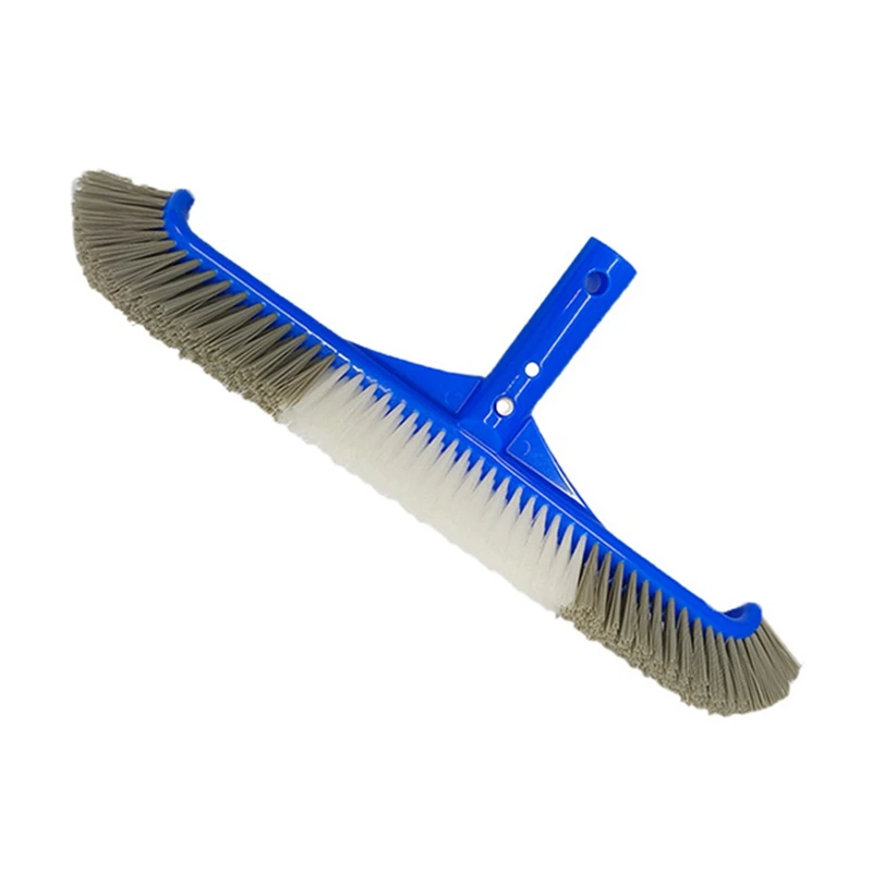 

Promotion! Pool Brush Head,Pool Brushes For Cleaning Pool Walls, Curved Ends High-Efficiency Pool Scrub Brush,Bristles Pool Brus