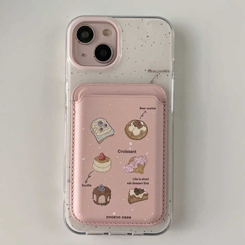 iPhoneアクセサリー cake デイジー/ヴィンテージケーキ ハードガラススマホケース