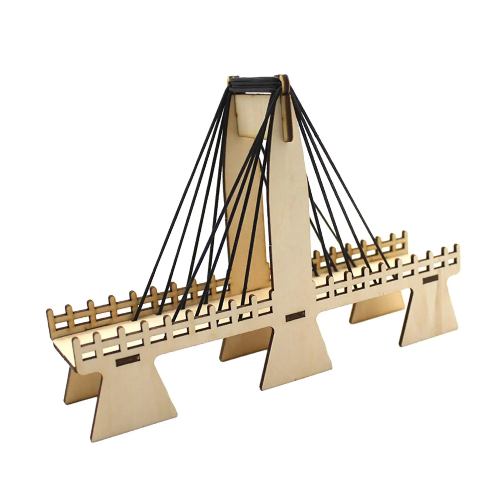 

DIY Educational Science Experiment Cable Stayed Bridge for Girls Boys Teens