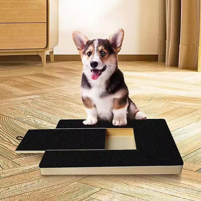 Dog Nail File Board Adjustable Wooden Scratching Board For Nail Trimming Self Scratcher Toy Safe Pet Grooming Accessories 2