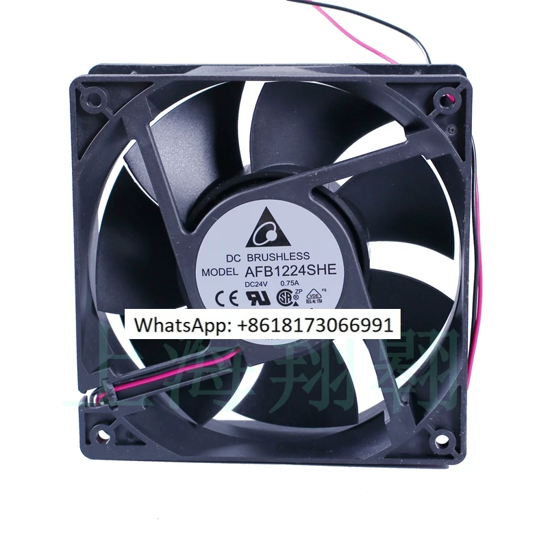 

Original fan AFB1224EHE 12cm 12038/24V high air volume S variable frequency fan 1.05A