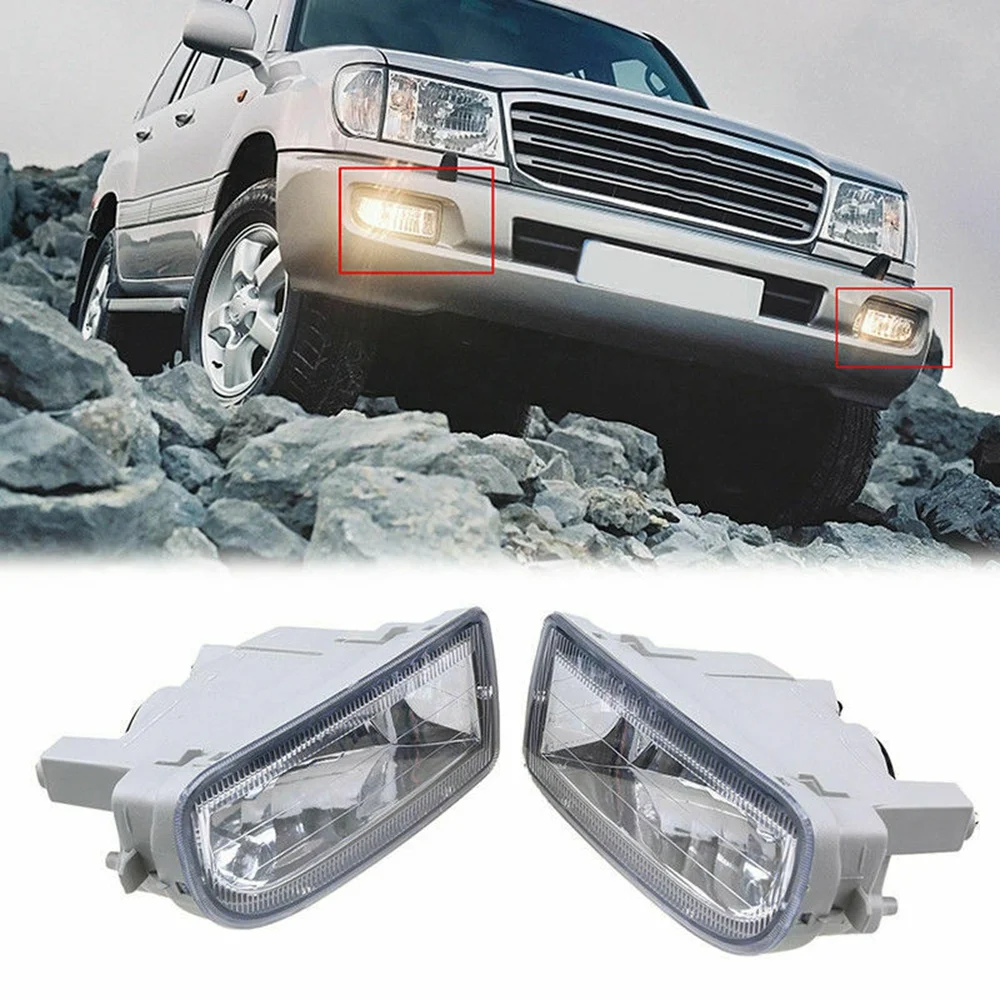 

Fog Lights Lamp for Toyota Land Cruiser 100 LC100 FJ100 1998-2007 Foglights Driving Lamp Lens 8122160042 8121160122