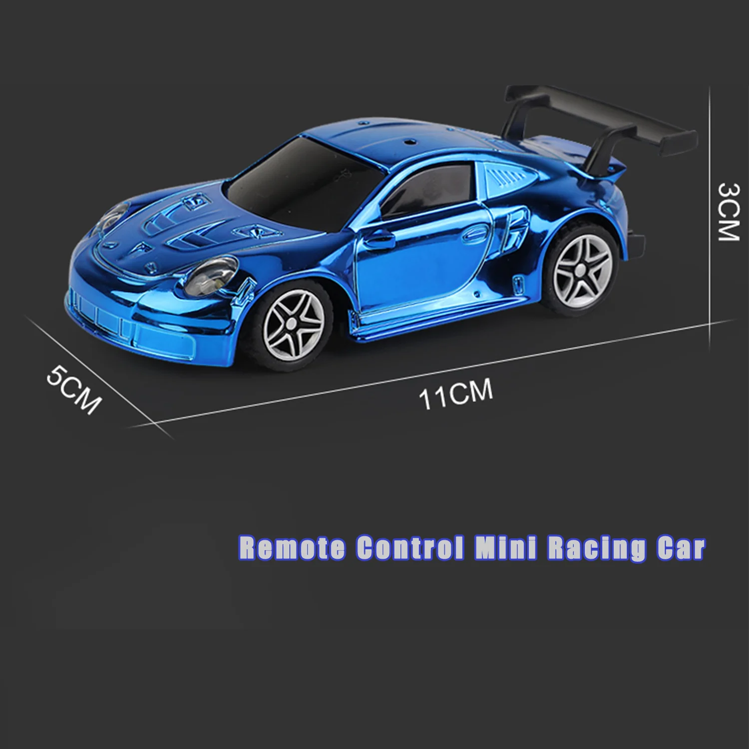 Mini 1/43 Scale RTR RC Racing Car LED lights Mini Remote Control Electric Car Painted and Assembled Toy Model for Children 4
