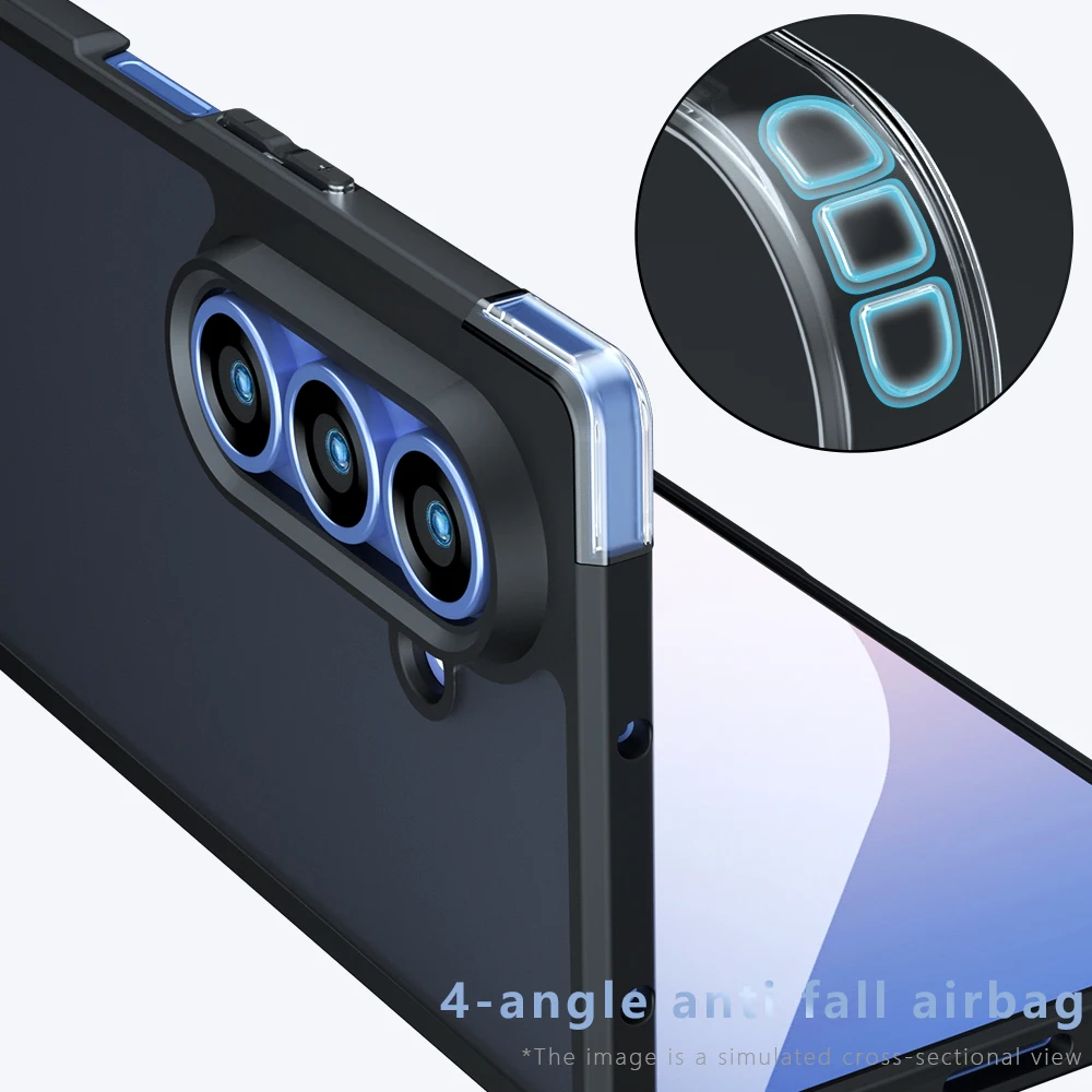 Magsafe Magnetic Shockproof Matte Phone Case with Wireless Charging