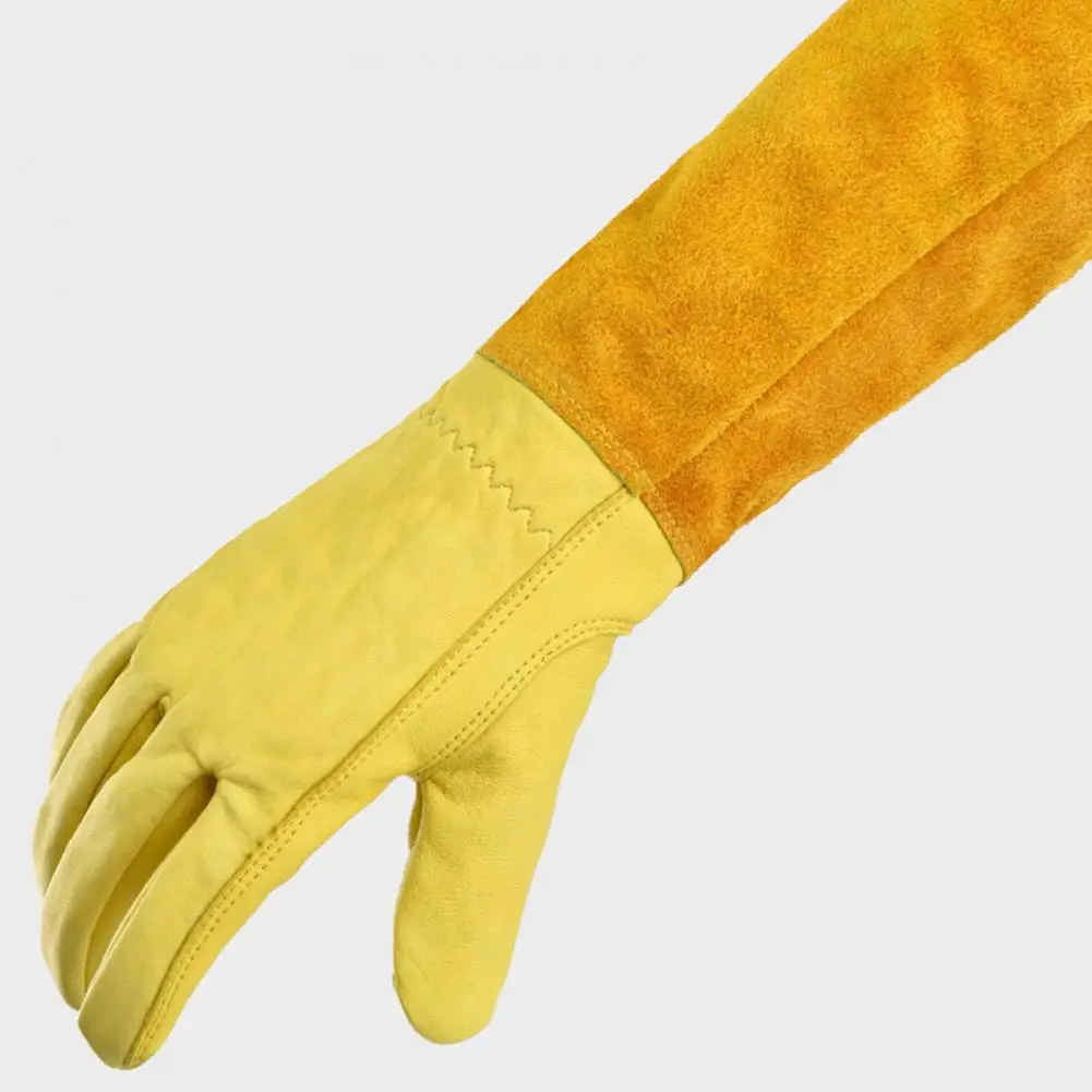1 Pair Garden Gloves Wear Resistant Puncture Proof Elbow Length Full Coverage Work Gloves Labor Long Elbow Gloves 3
