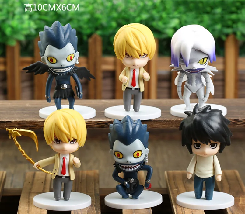 Personagens de anime death note yagami light #1160 l · lei lima #1200,  brinquedos fofos de pvc, modelo de ação 10cm, bonecos infantis - AliExpress