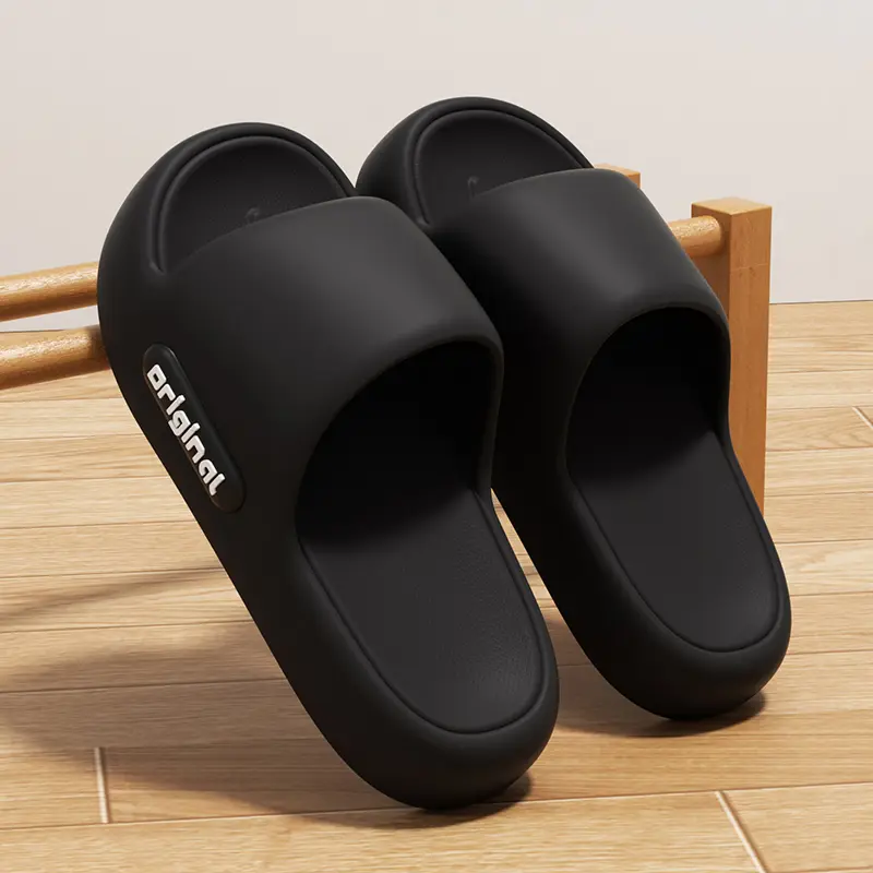 Thick Bottom Cloud Slippers Women Fashion Letter Print Platform Sandals Woman 2025 Comfortable Soft Sole Beach Pillow Slides - Image 7