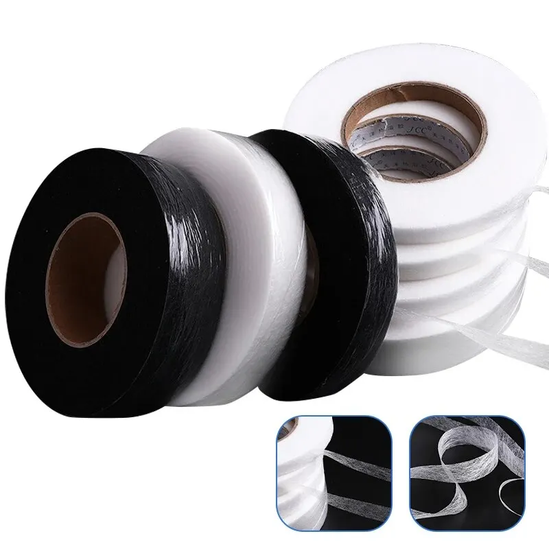 Double Sided Non-woven Lining Adhesive Hem Tape Lined Adhesive Mesh Film DIY Sewing Accessories adhesive hem tape